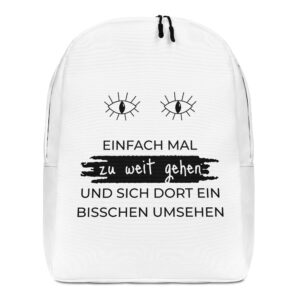 Rucksack Damen “Einfach mal zu weit gehen”