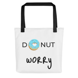 Jutetasche Spruch “Donut Worry”