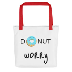 Jutetasche Spruch “Donut Worry”