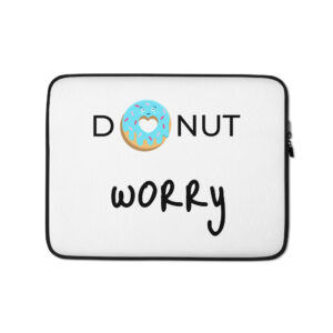 Laptop Schutzhülle “Donut worry”