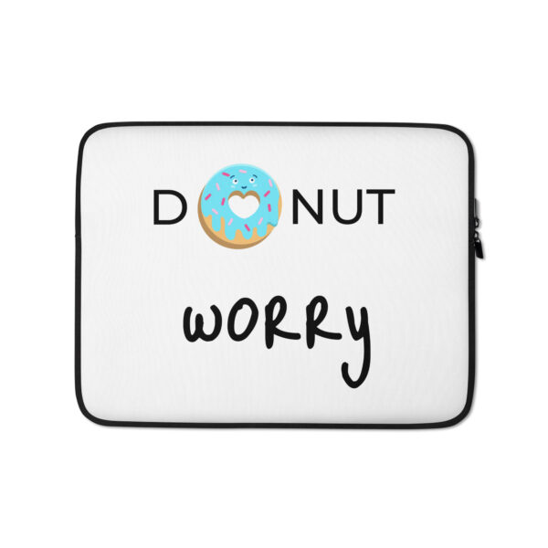 Laptop Schutzhülle "Donut worry" mit niedlichem Donut-Design