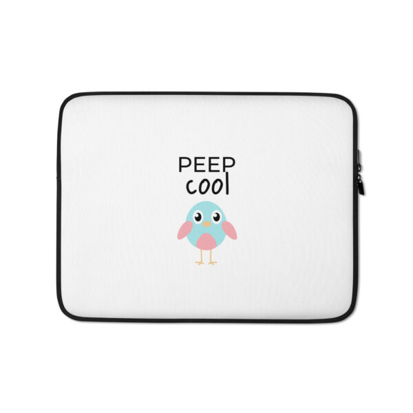 Notebook Hülle "Peep Cool" mit niedlichem Vogelmotiv