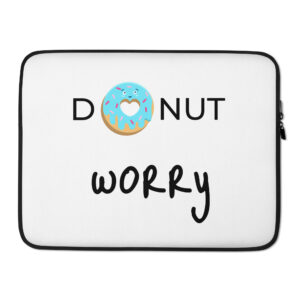 Laptop Schutzhülle “Donut worry”