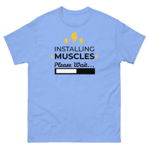 Muskel T Shirt – Herren-T-Shirt “Installing Muscles”