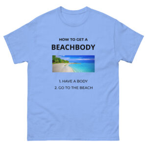 Beach T Shirt klassisches Herren-T-Shirt “Beach Body”