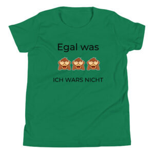 Ich war’s nicht – Kinder T-Shirt “Egal was, ich wars nicht”